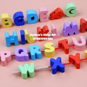 Wooden Alphabet beads