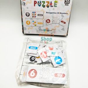 Three pcs number puzzle