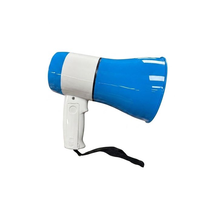 Hand Megaphone | Portable Handheld Megaphone Speaker | Voice Amplifier with Handle & Strap for Events, Sports & Emergency