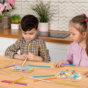 Rainbow Heart Sensory Activity Board | Interactive Montessori Toy for Fine Motor Skills | Autism-Friendly Sensory Fidget Toy for Stress Relief & Focus | Educational Color Sorting Tool for Toddlers & Special Needs