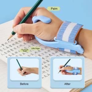 Writting Support Belt | Pencils Grips Anti Hook Wrist Corrector, Writing Supplies | Wrist support for writing correction Children Wrist Corrector Holding Pen Correction Tool |