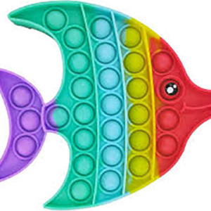 Original Pop It | Pop It Fidget Toy | Pop It Rainbow Colour Fidget Sensory Toys | Silicone Push Rainbow color pop it toy |Round Shape popet toy for kid Push Pop Bubble Fidget Spinner Pop It Silicone Toy