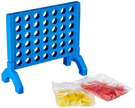 Plot 4 Connect Game | 4 Connect Strategy Board Game | Educational Sensory & Logical Thinking Toy for Kids | Enhances Critical Thinking, Fine Motor Skills & Social Interaction