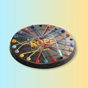 Rope Escape Challenge Board Puzzle | Interactive Rope Untangle Brain Teaser Toy | Logical Thinking & Fine Motor Skill Sensory Toy for Kids, Autism & ADHD