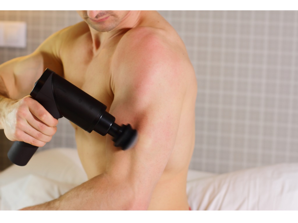 Gun Massager | Muscle Recovery & Relaxation | Rechargeable Portable Body Massager | Deep Tissue Muscle Massage Gun | Electric Handheld Percussion Massager
