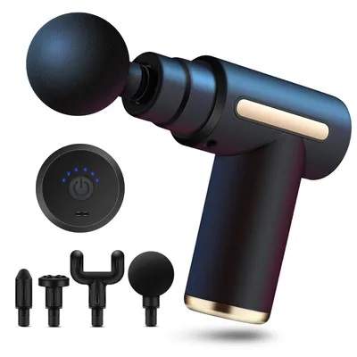 Gun Massager | Muscle Recovery & Relaxation | Rechargeable Portable Body Massager | Deep Tissue Muscle Massage Gun | Electric Handheld Percussion Massager