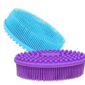 silicone sensory bruh tactile touch bathing brush | shampoo body brush