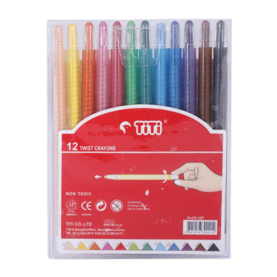 Titi Stackable Twistable Crayons Set | Non-Toxic Creative Art Tool for Kids | Perfect for Sensory Development, Fine Motor Skills & Color Learning for General & Special Needs Children