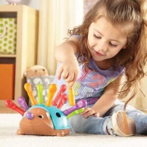 Spike Hedge hog | Fine Motor Hedgehog Sensory Toy | Educational Shape & Color Sorting Tool for Autism & Toddler Development