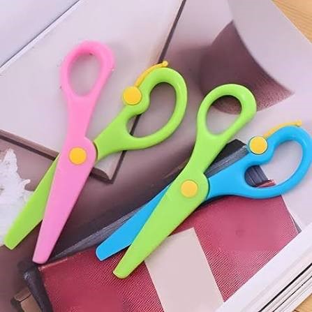 Child-Safe Plastic Scissors for Kids | Training Scissors for Fine Motor Skills & Creative Arts | Safe & Ergonomic Design for General & Special Needs Children