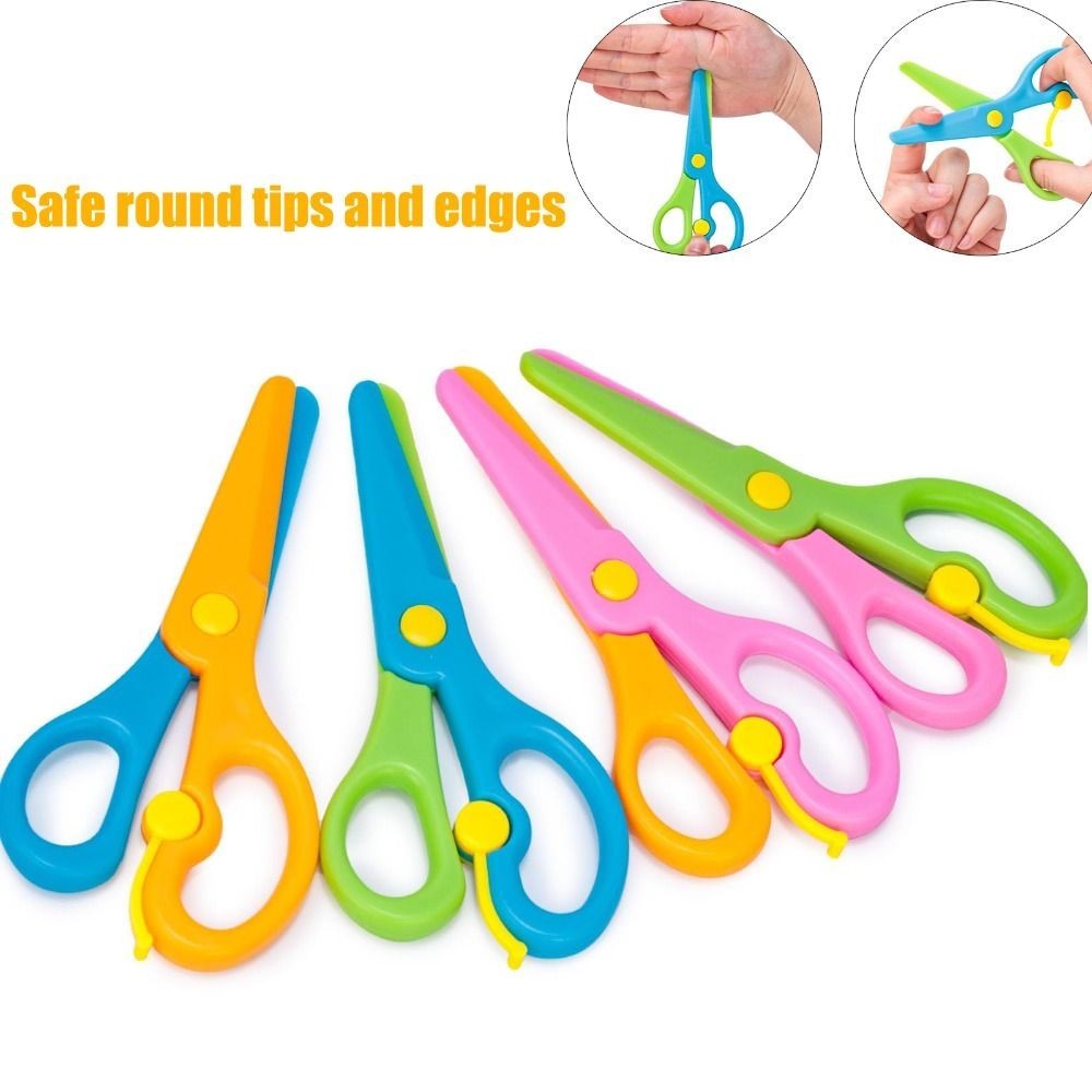 Child-Safe Plastic Scissors for Kids | Training Scissors for Fine Motor Skills & Creative Arts | Safe & Ergonomic Design for General & Special Needs Children
