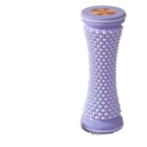 Handheld Silicone Roller Body Massager | Deep Tissue Muscle Relief & Sensory Tool | Ergonomic Pain Relief & Blood Circulation Massager - Purple
